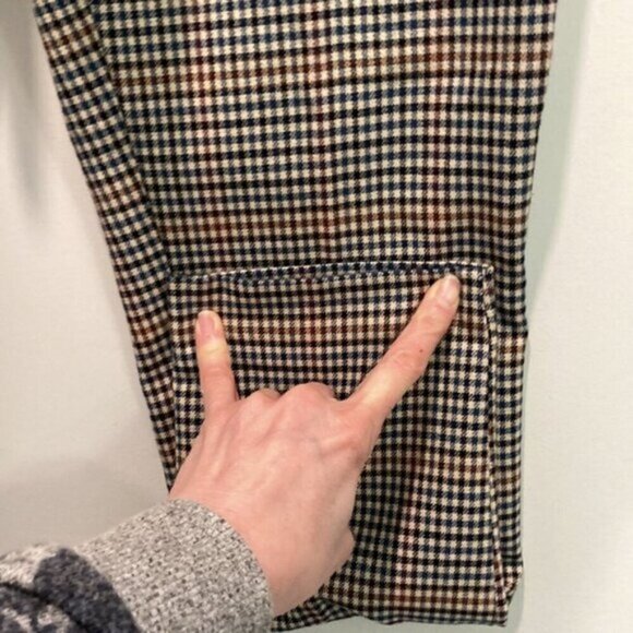 AUTRE Filles Brown Plaid Straight Leg - Picture 6 of 13